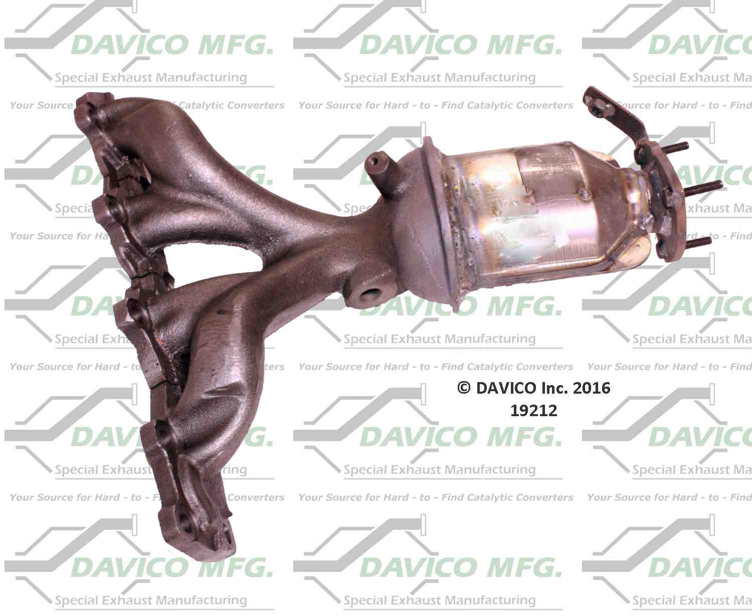 davico mfg exact-fit catalytic converter - manifold  frsport 19212