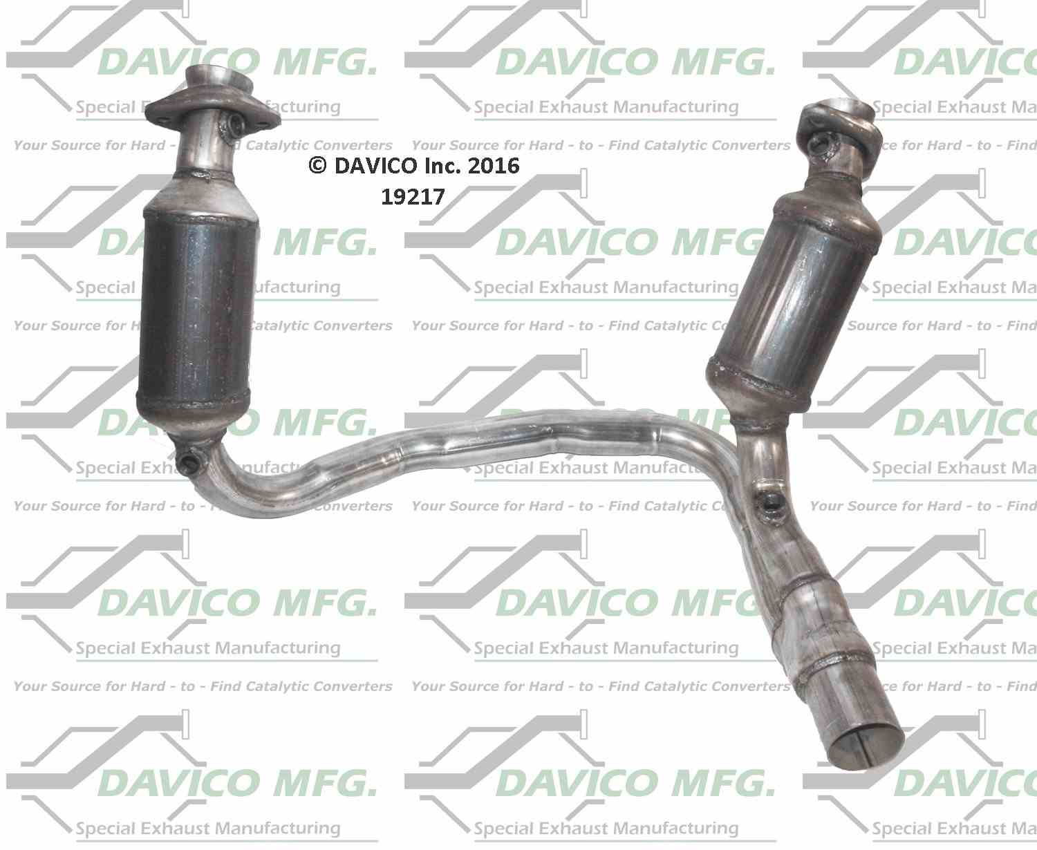 davico mfg exact-fit catalytic converter  frsport 19217