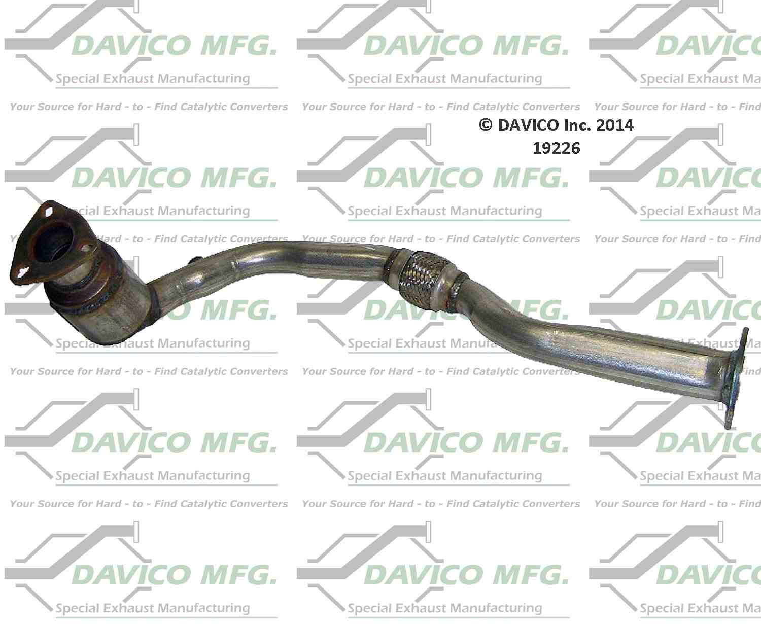 davico mfg exact-fit catalytic converter  frsport 19226