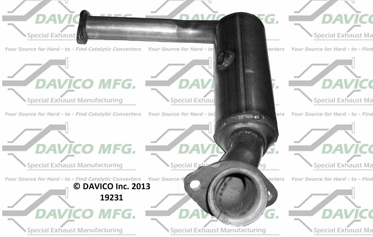 davico mfg exact-fit catalytic converter  frsport 19231