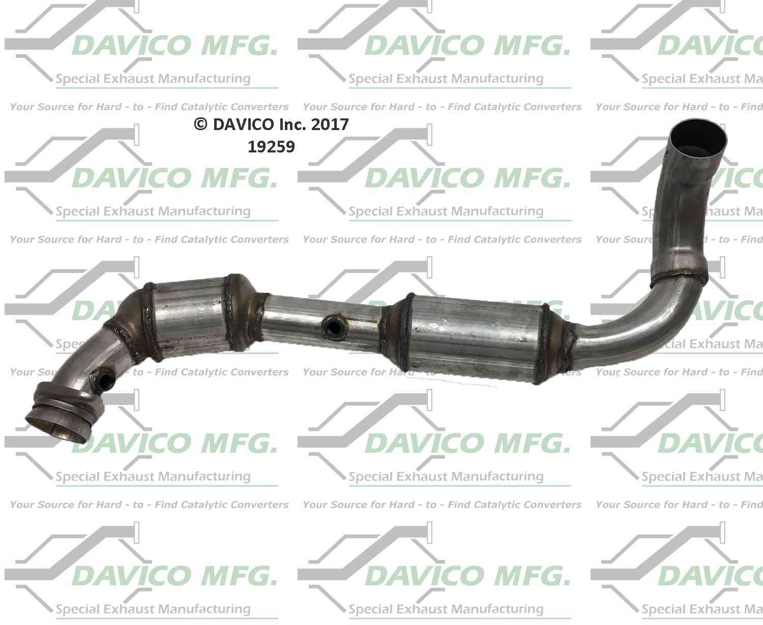 davico mfg exact-fit catalytic converter  frsport 19259