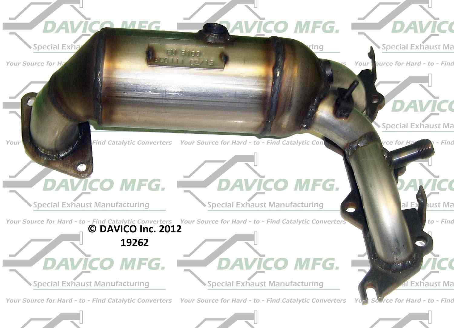 davico mfg exact-fit catalytic converter - manifold  frsport 19262