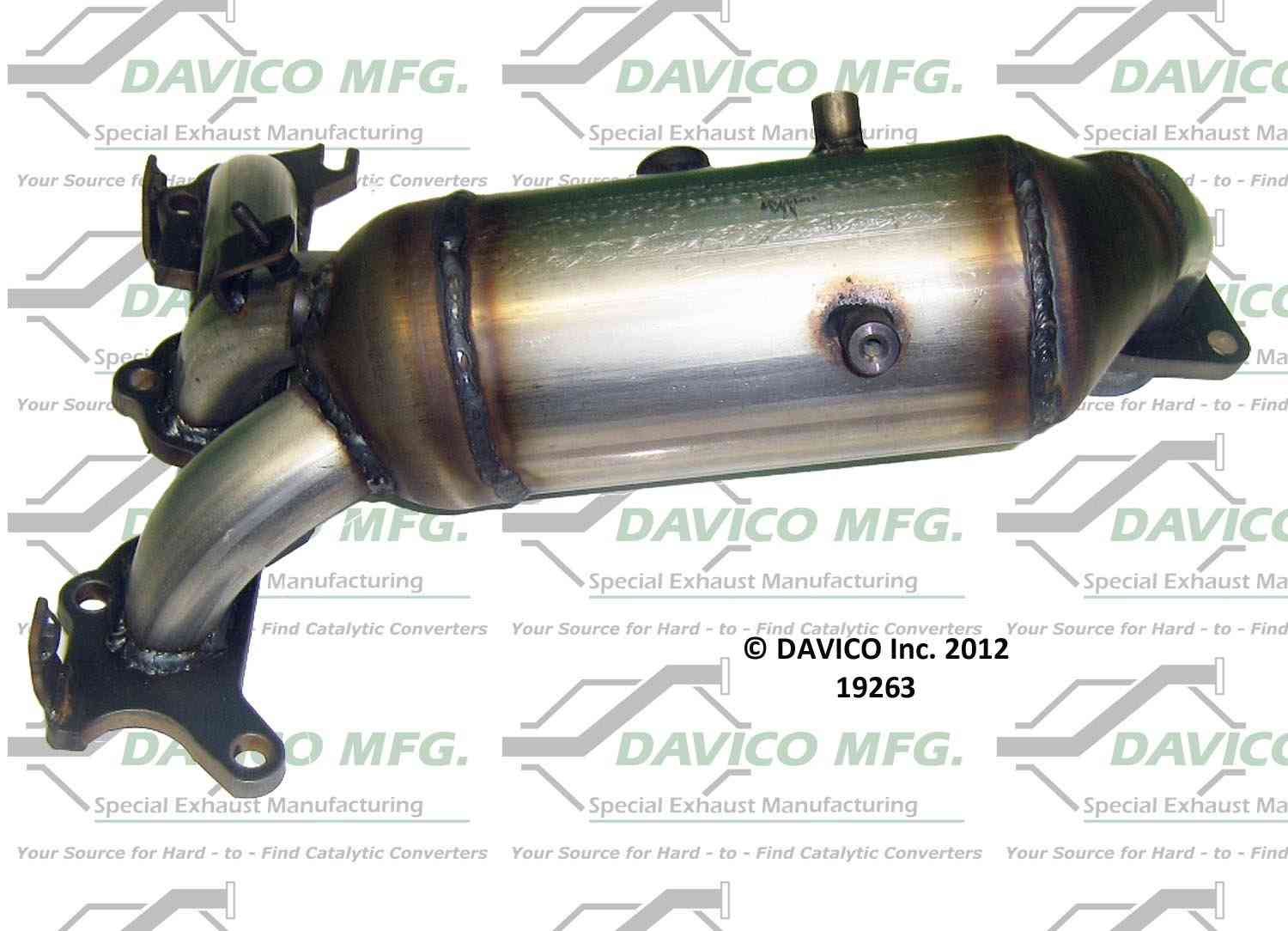 davico mfg exact-fit catalytic converter - manifold  frsport 19263