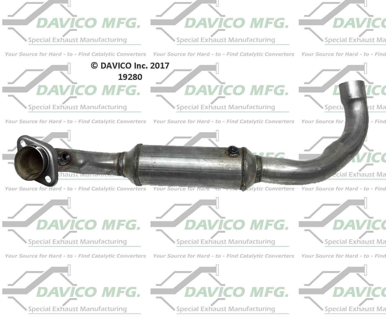 davico mfg exact-fit catalytic converter  frsport 19280