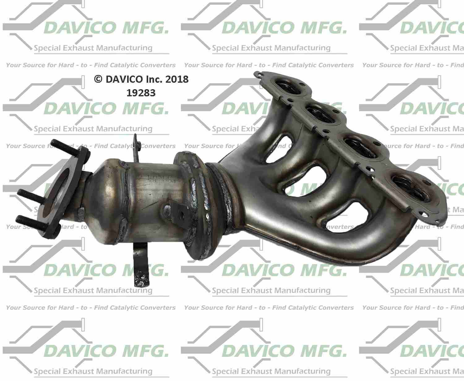 davico mfg exact-fit catalytic converter - manifold  frsport 19283