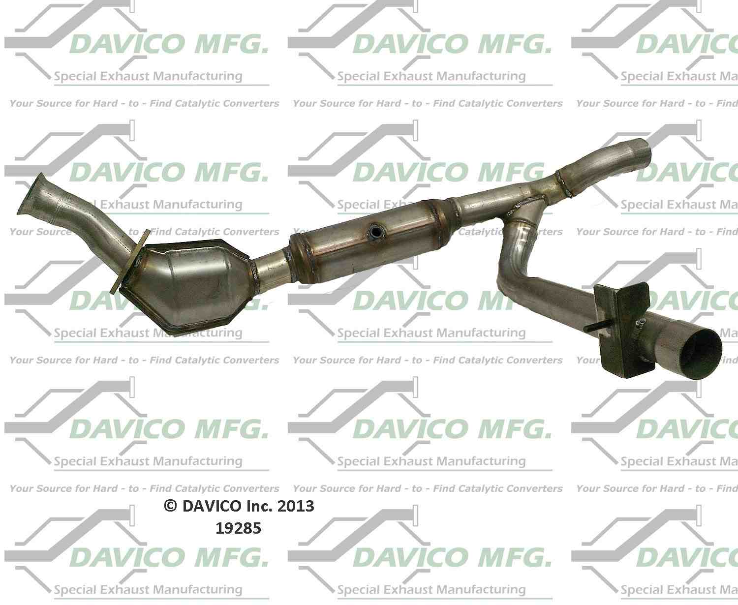 davico mfg exact-fit catalytic converter  frsport 19285