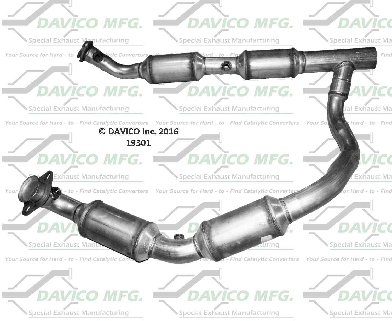 davico mfg exact-fit catalytic converter  frsport 19301