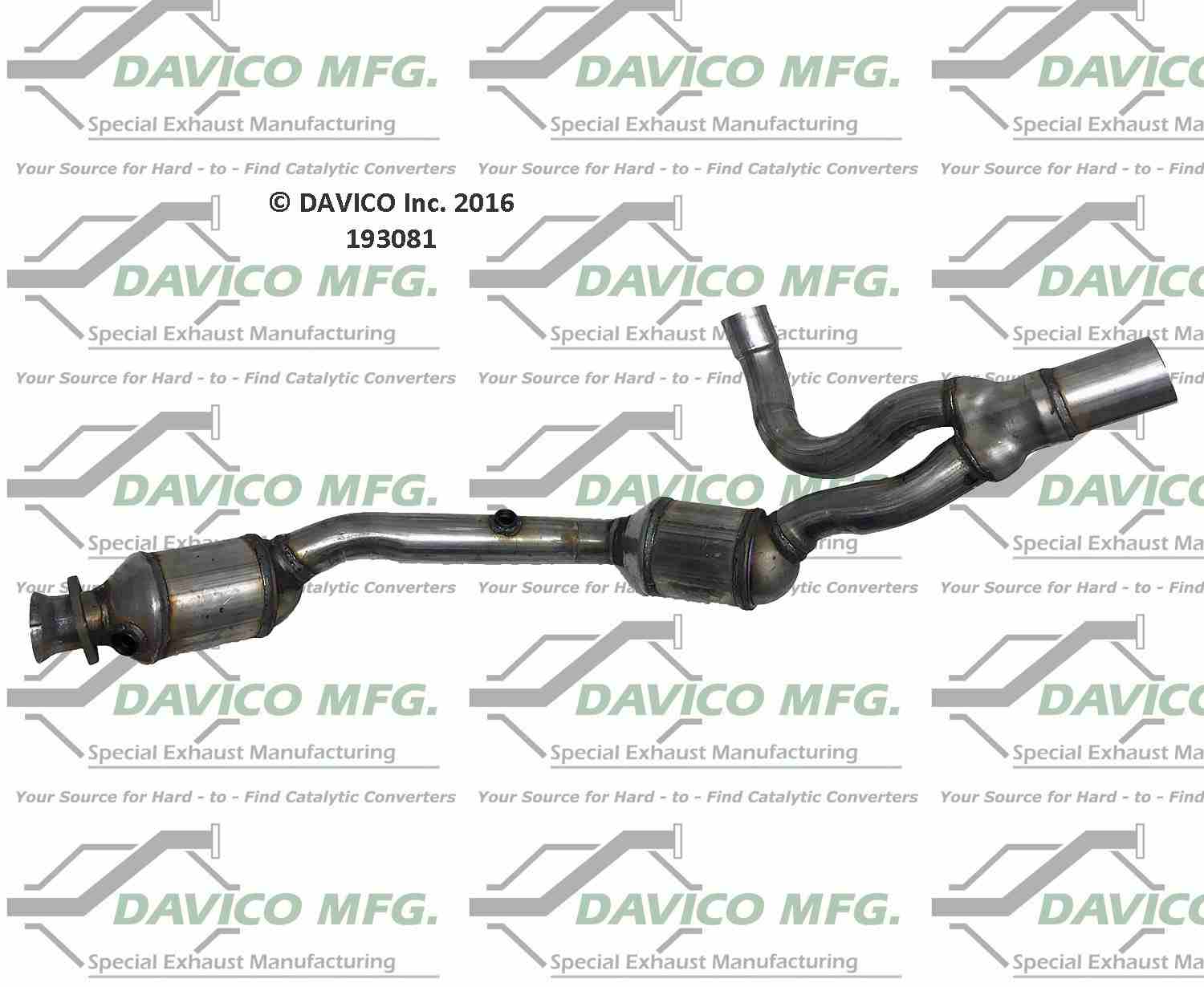 davico mfg exact-fit catalytic converter  frsport 193081