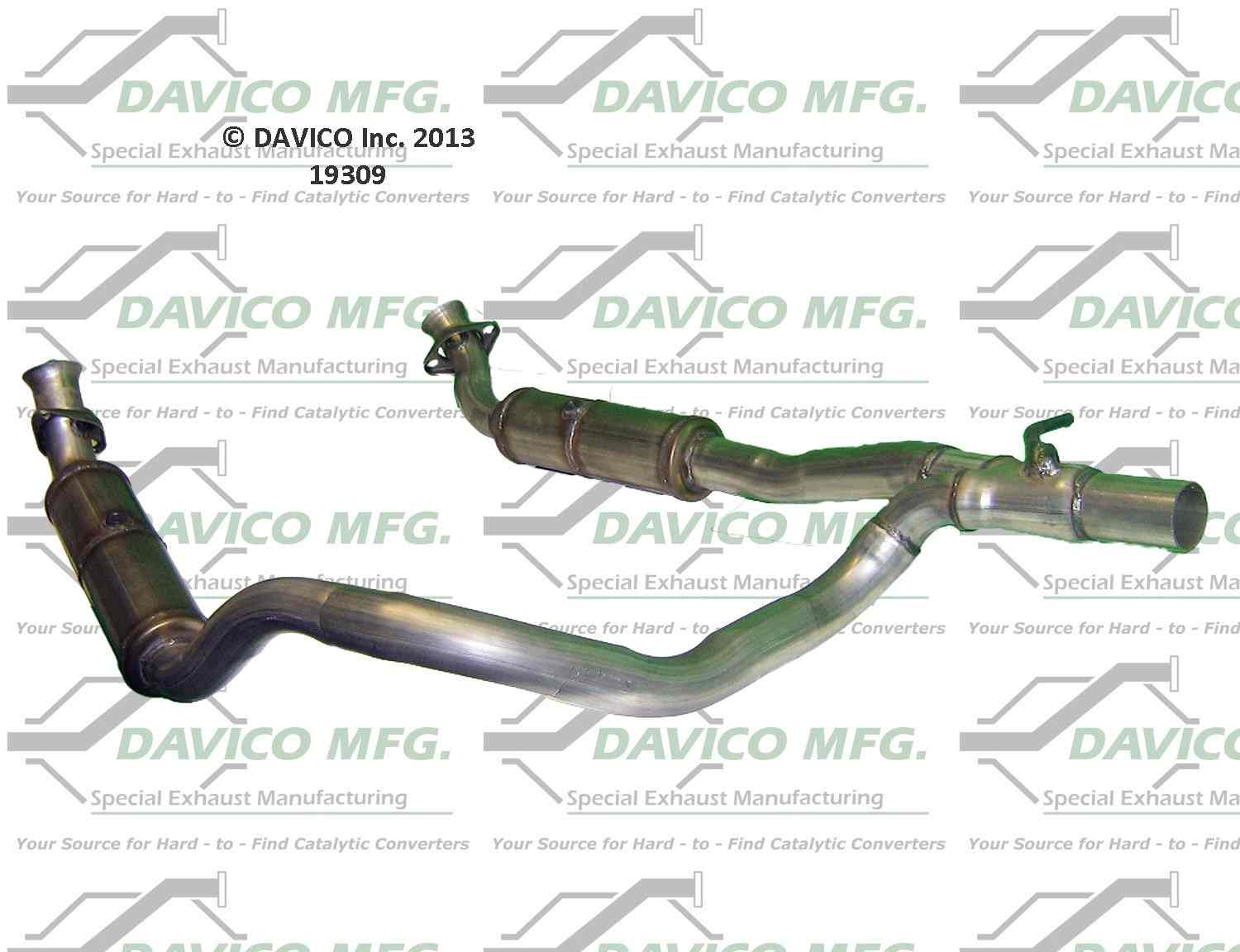 davico mfg exact-fit catalytic converter  frsport 19309