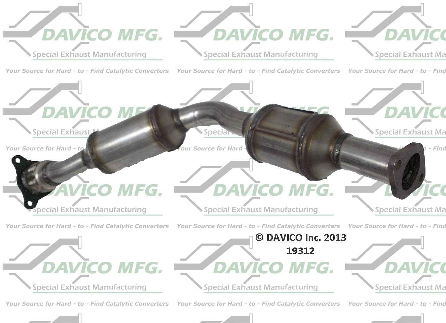 davico mfg exact-fit catalytic converter  frsport 19312