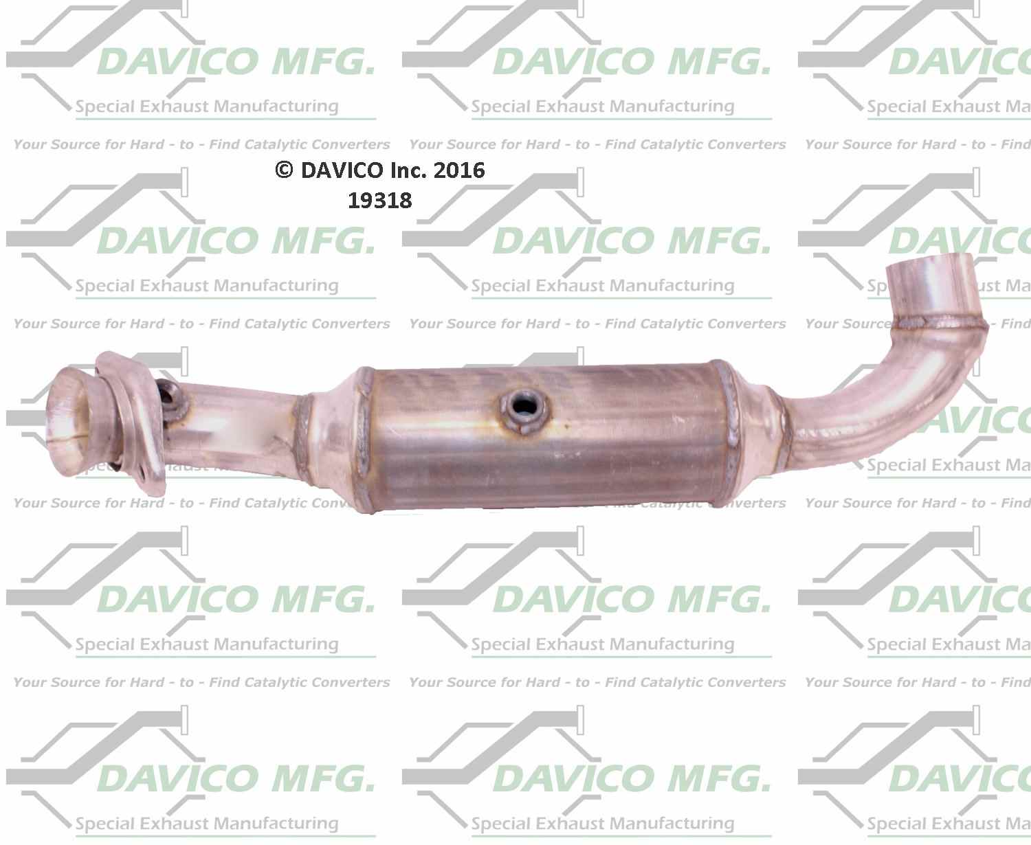 davico mfg exact-fit catalytic converter  frsport 19318