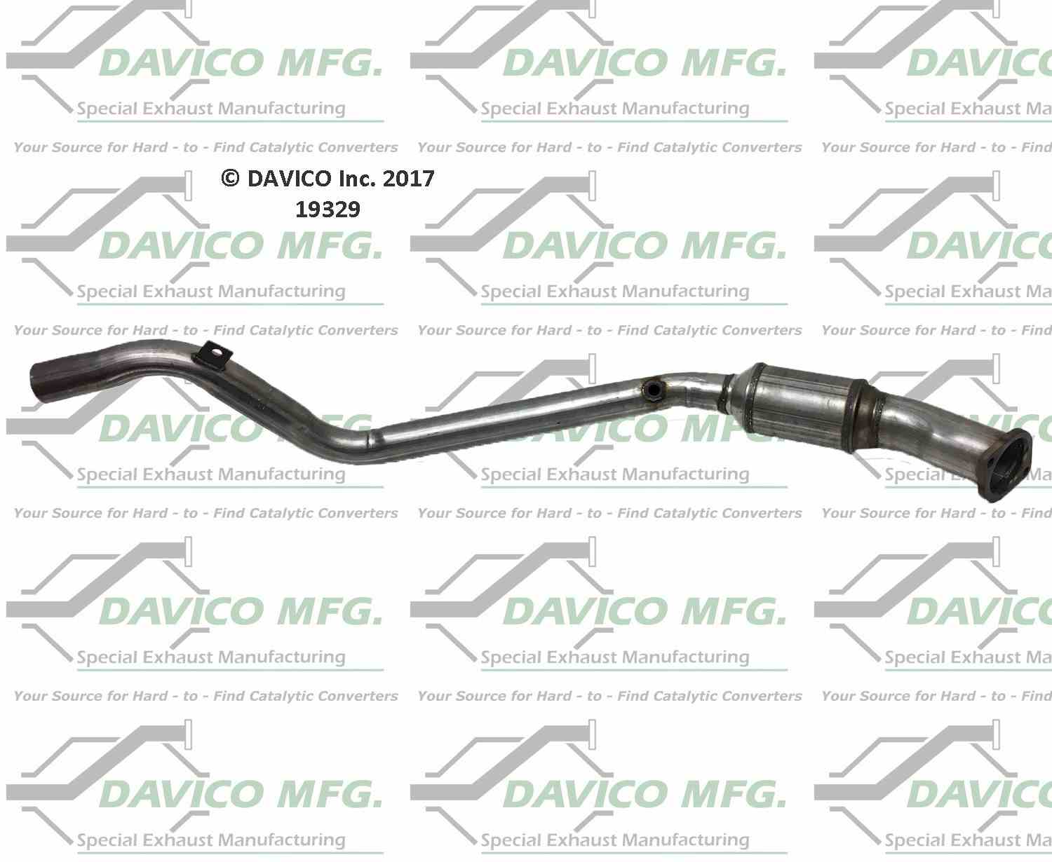 davico mfg exact-fit catalytic converter  frsport 19329