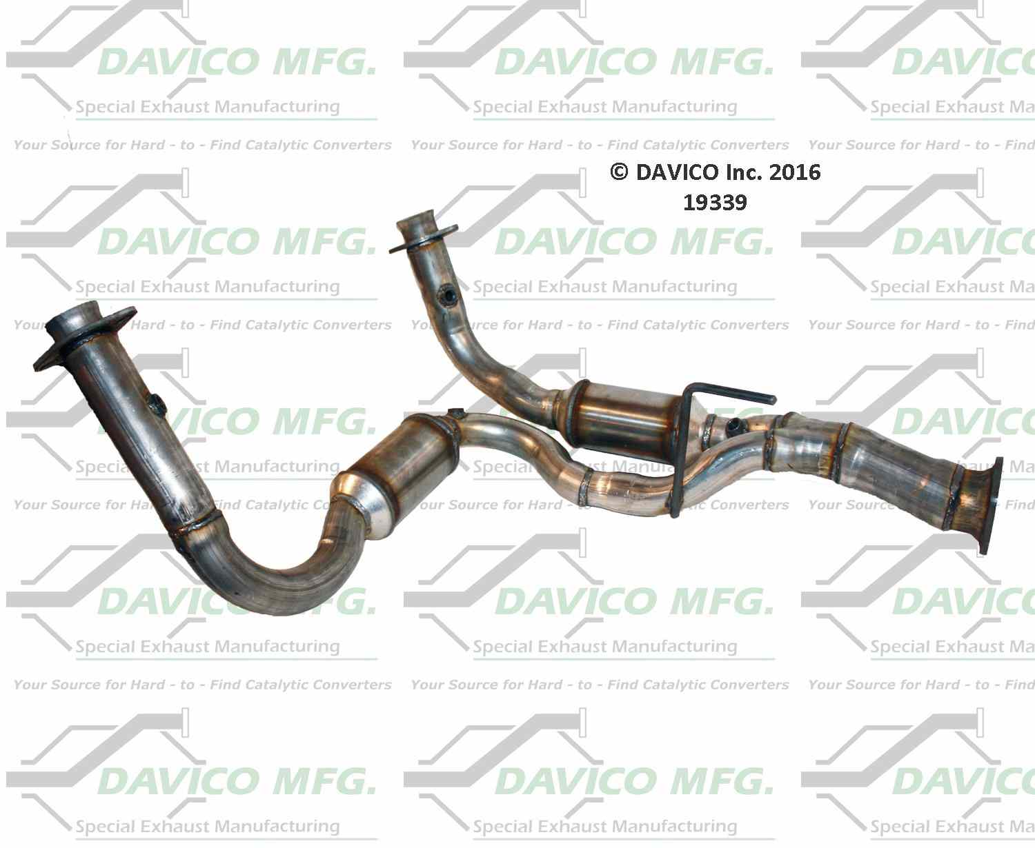 davico mfg exact-fit catalytic converter  frsport 19339