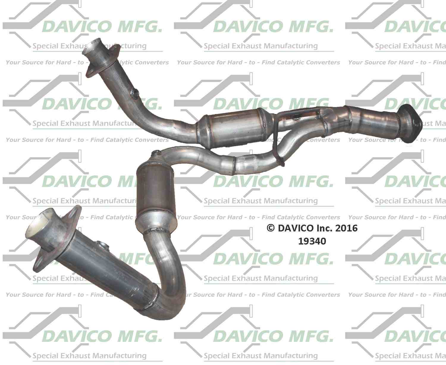 davico mfg exact-fit catalytic converter  frsport 19340