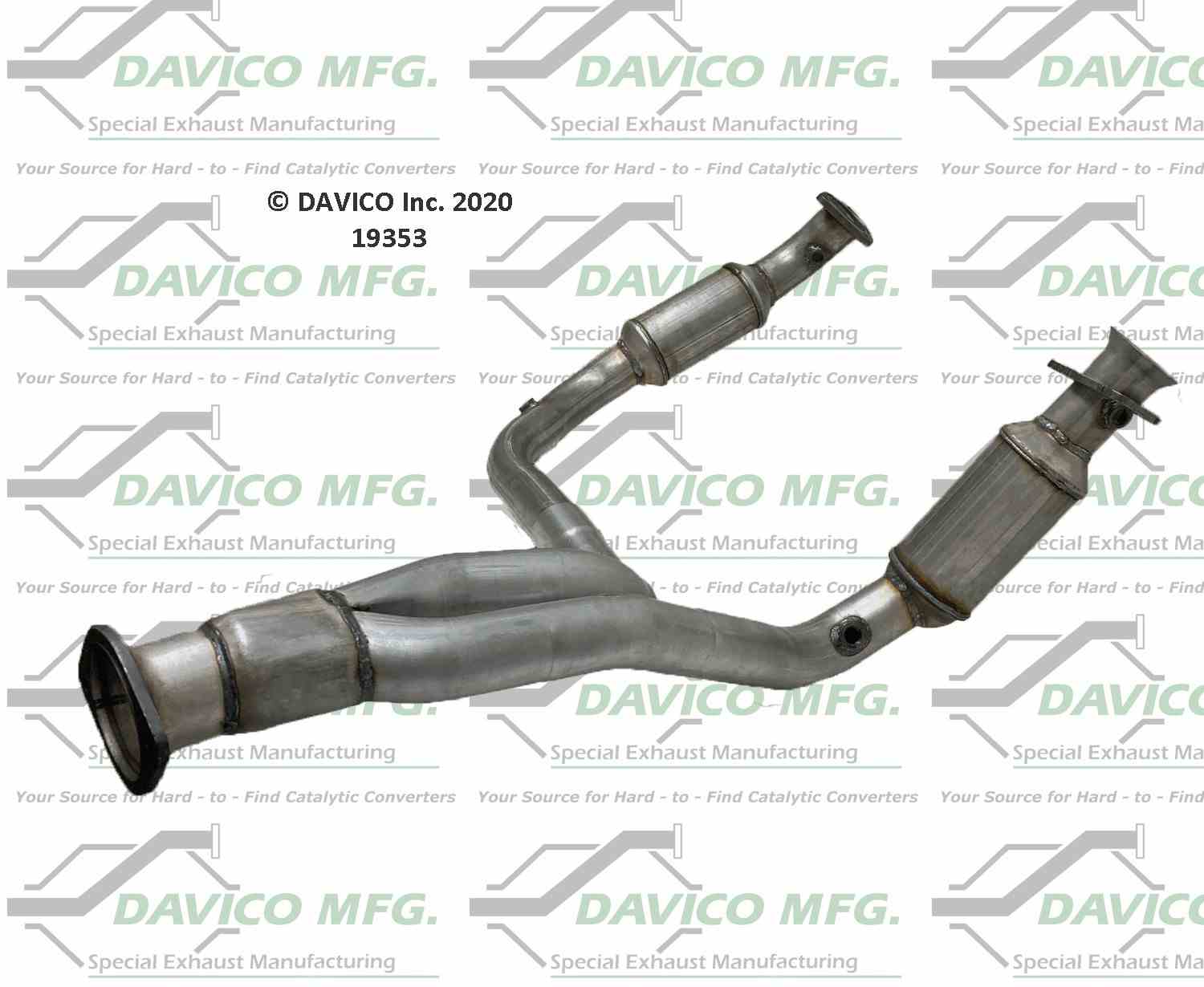 davico mfg exact-fit catalytic converter  frsport 19353