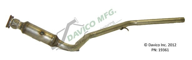 davico mfg exact-fit catalytic converter  frsport 19361