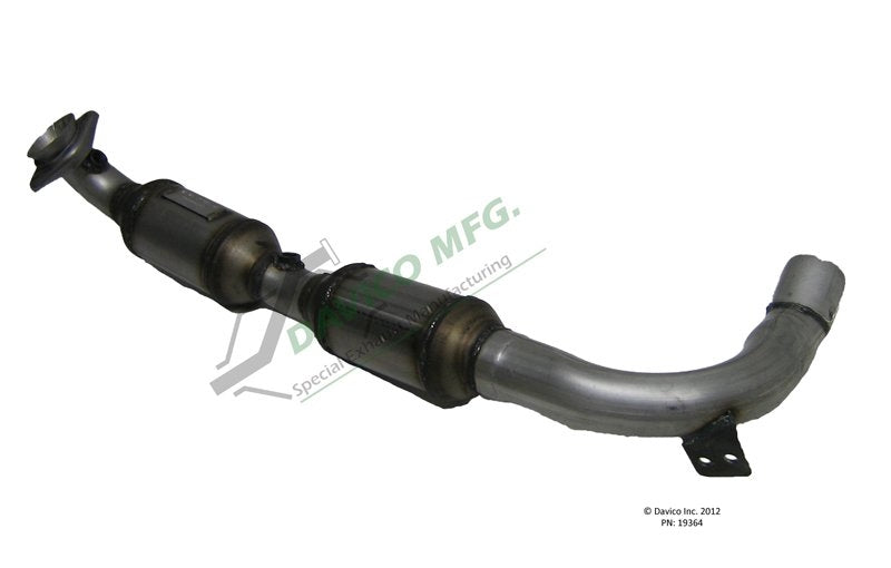 Davico Mfg Exact-Fit Catalytic Converter  top view frsport 19364