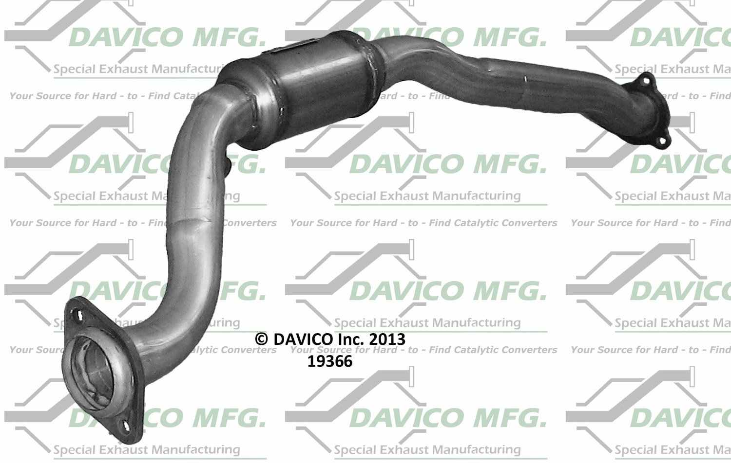 davico mfg exact-fit catalytic converter  frsport 19366