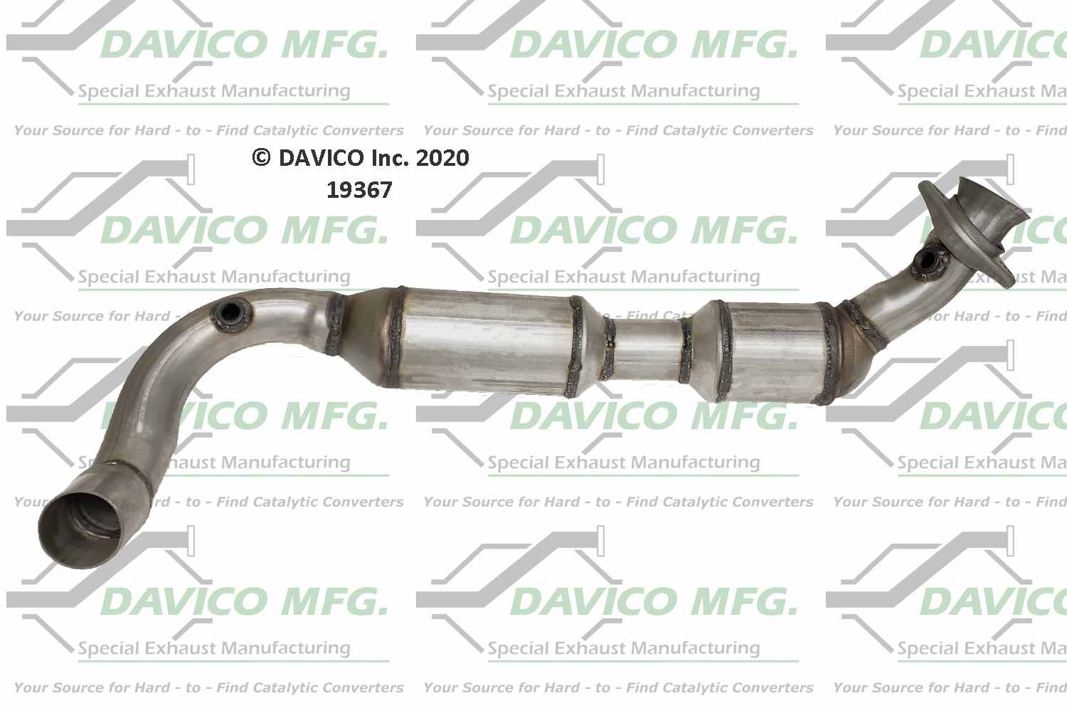 davico mfg exact-fit catalytic converter  frsport 19367