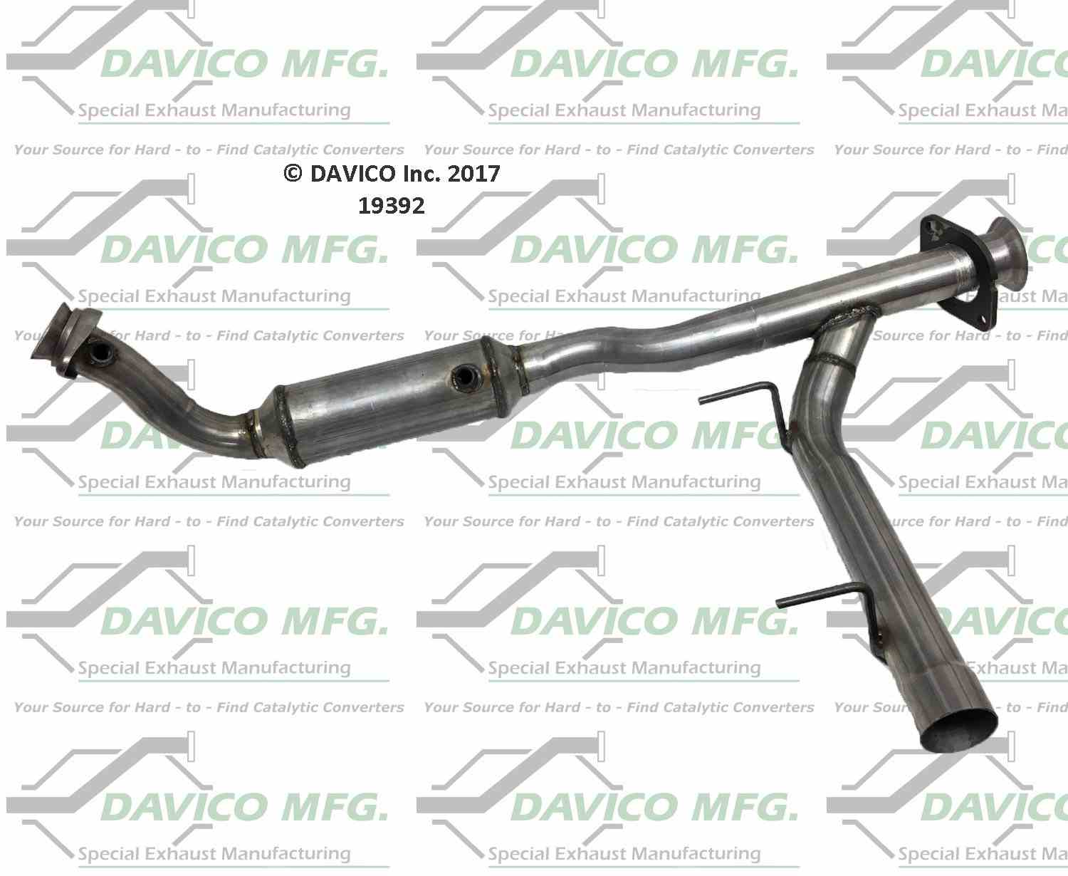 davico mfg exact-fit catalytic converter  frsport 19392