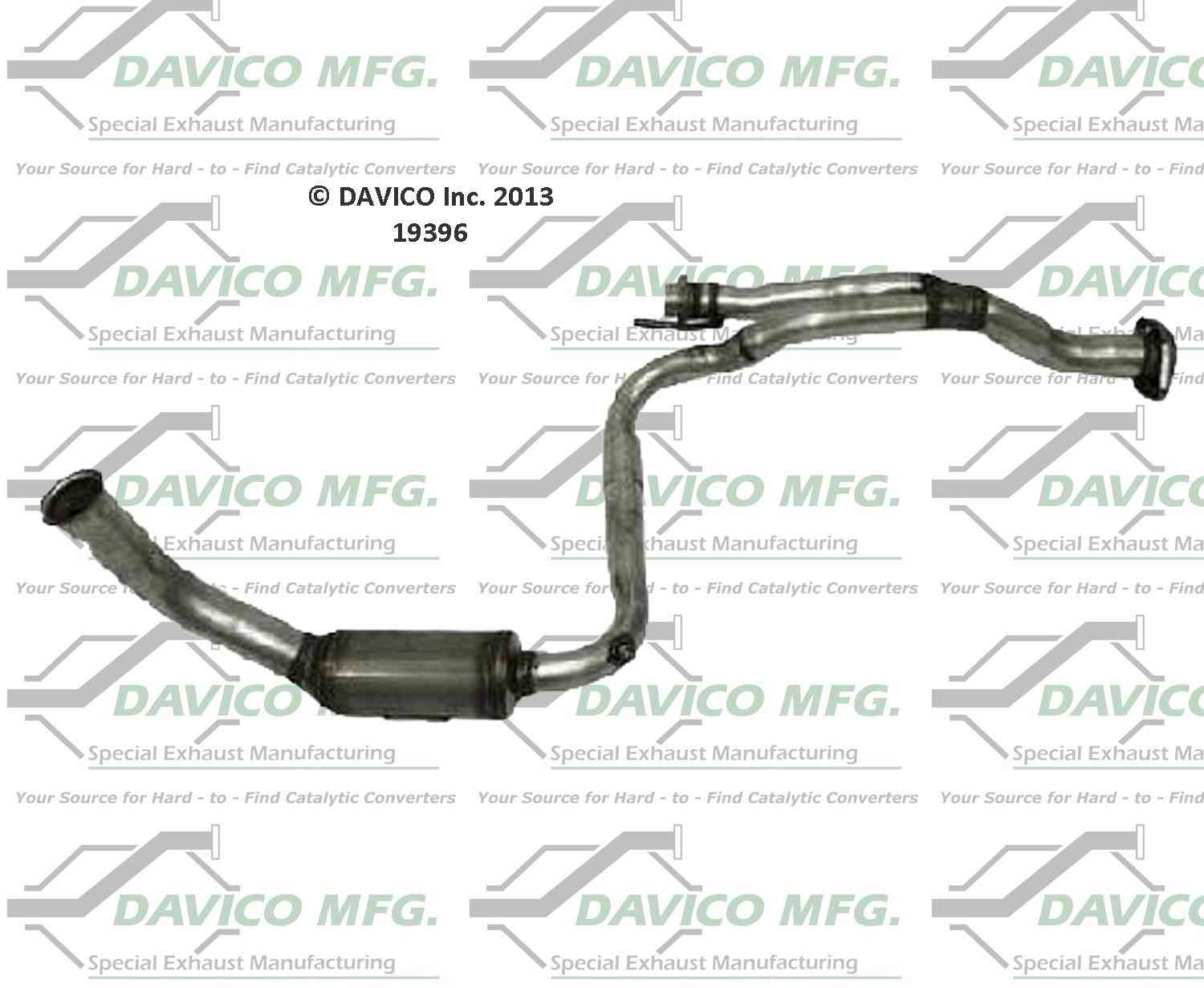 davico mfg exact-fit catalytic converter  frsport 19396