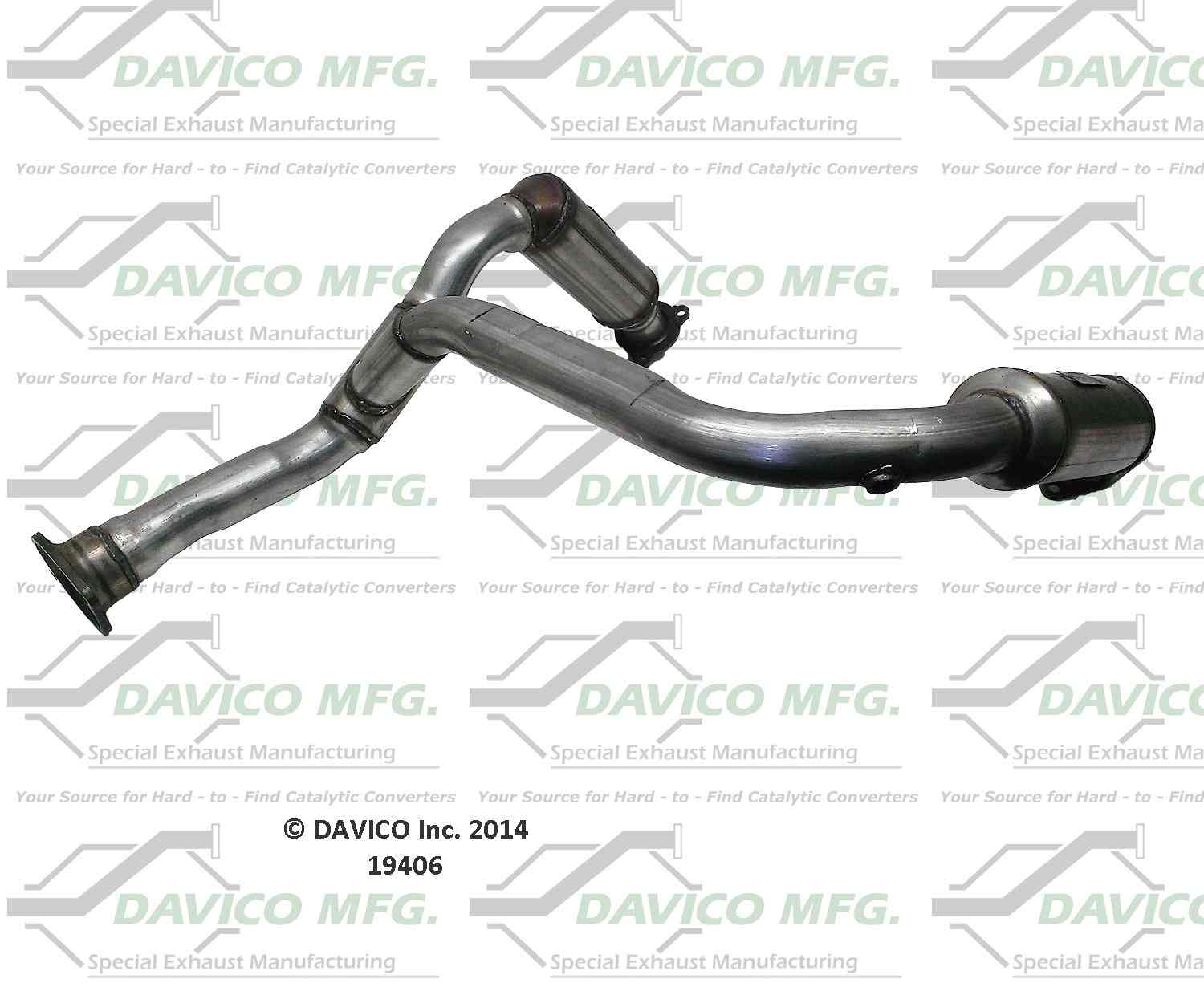 davico mfg exact-fit catalytic converter  frsport 19406