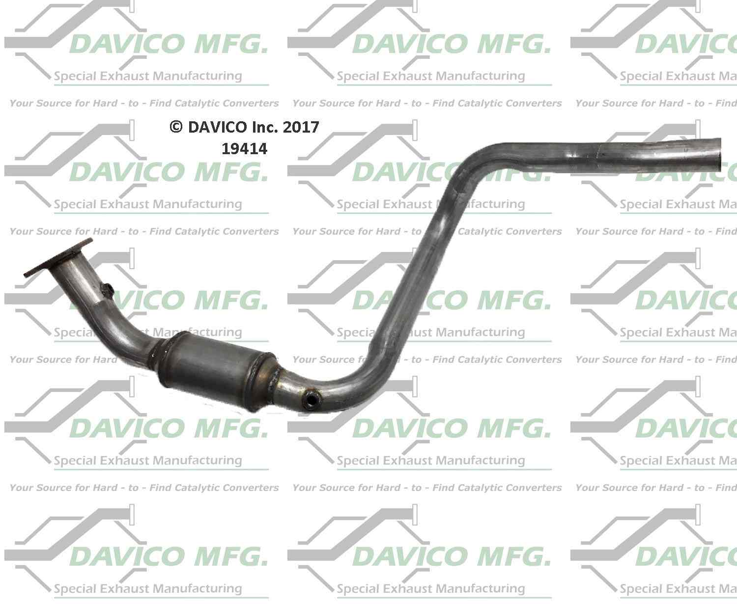 davico mfg exact-fit catalytic converter  frsport 19414