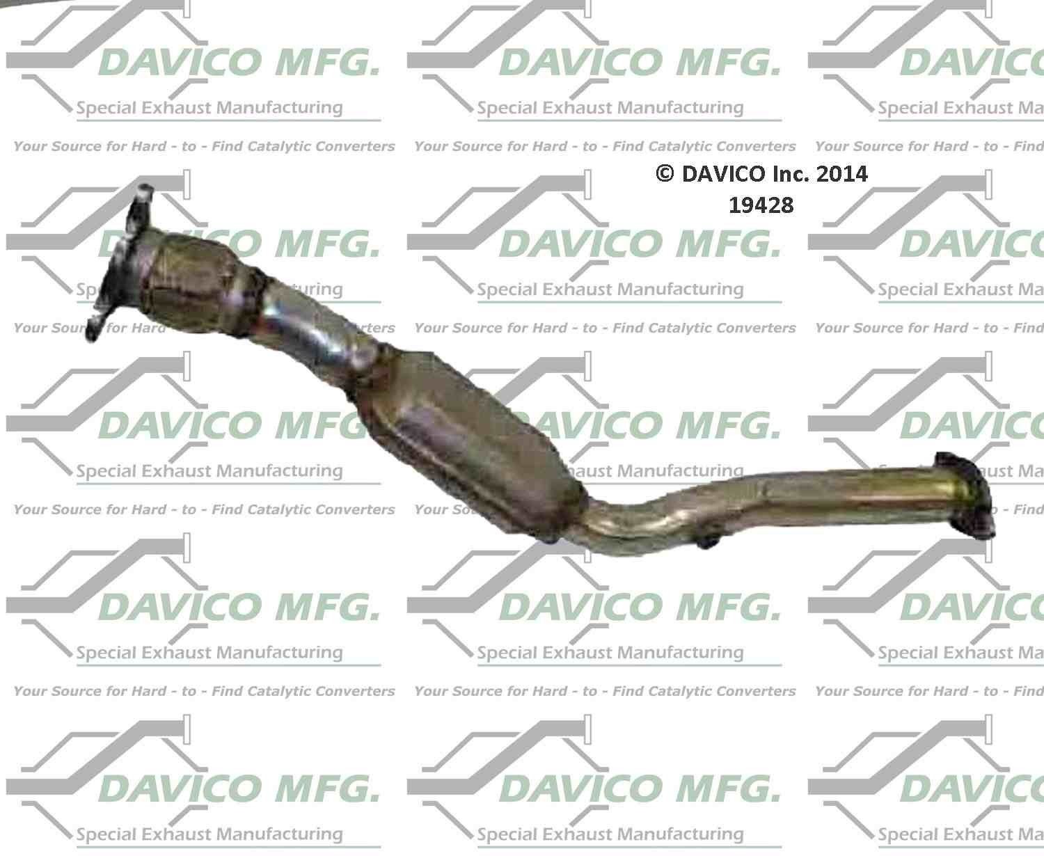 davico mfg exact-fit catalytic converter  frsport 19428