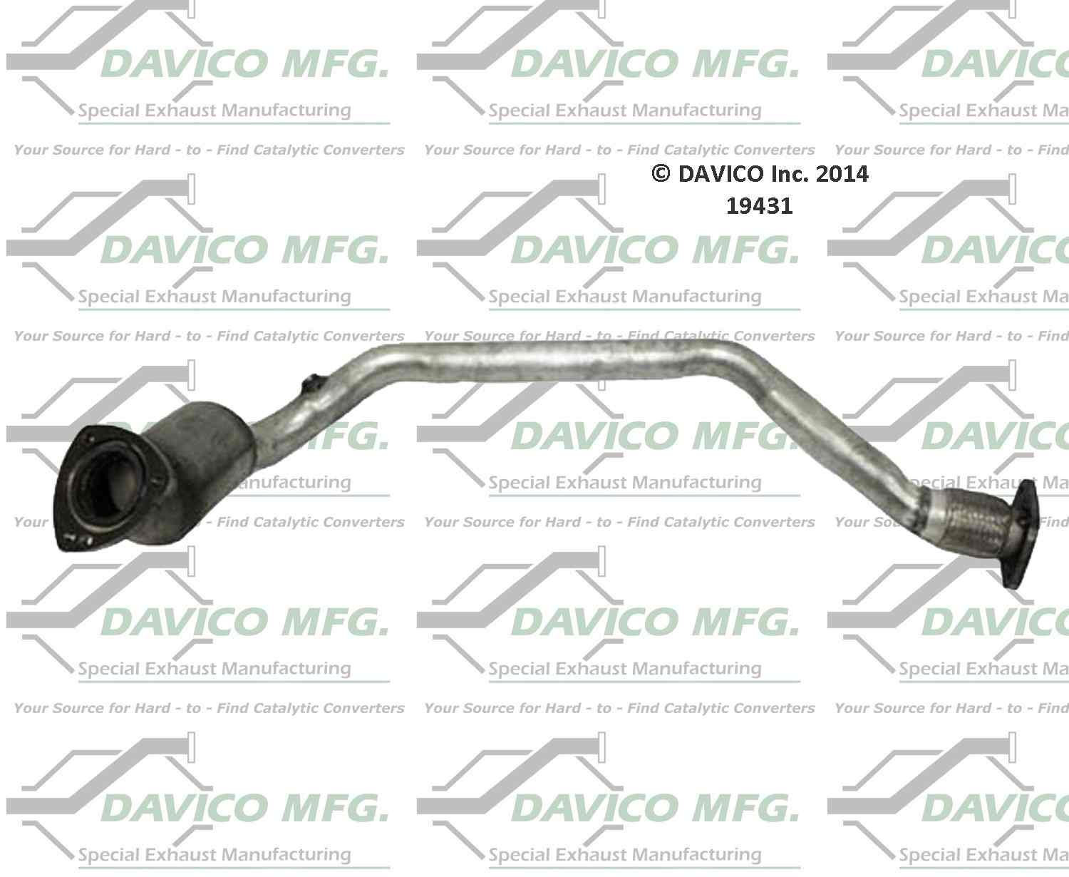 davico mfg exact-fit catalytic converter  frsport 19431