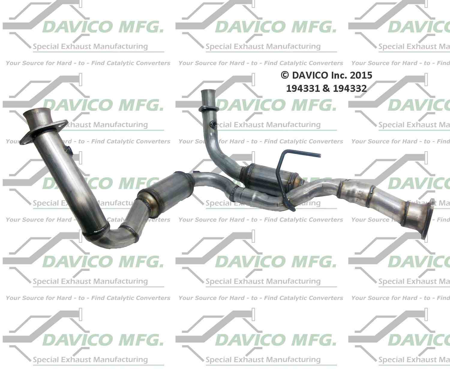 davico mfg exact-fit catalytic converter  frsport 194331