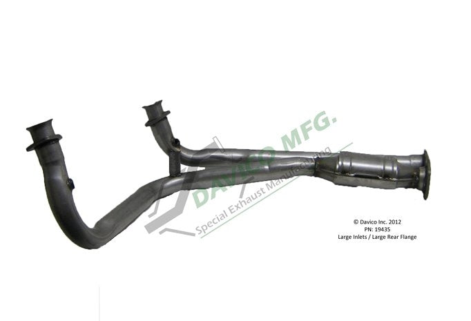 Davico Mfg Exact-Fit Catalytic Converter  top view frsport 19435