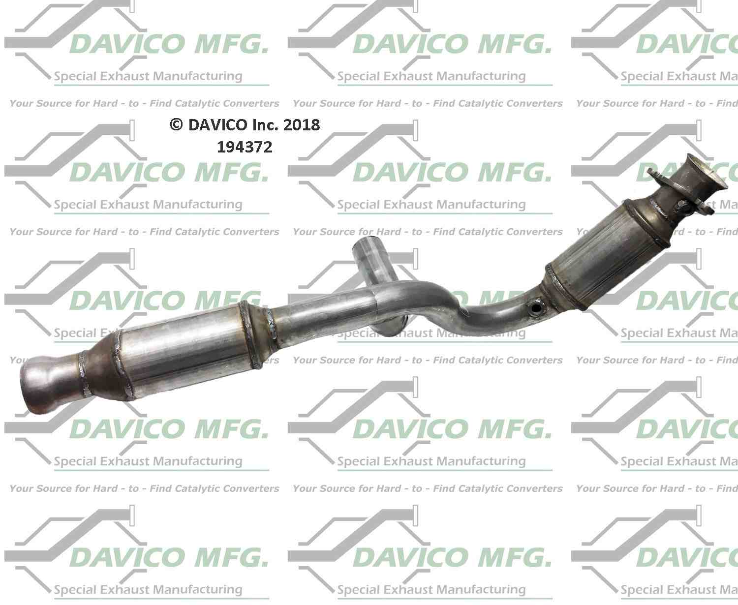 davico mfg exact-fit catalytic converter  frsport 194372