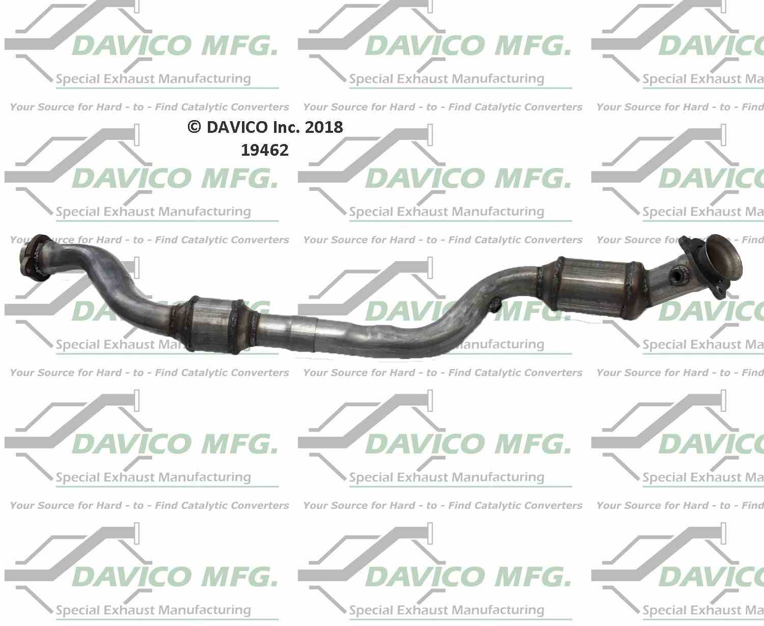 davico mfg exact-fit catalytic converter  frsport 19462