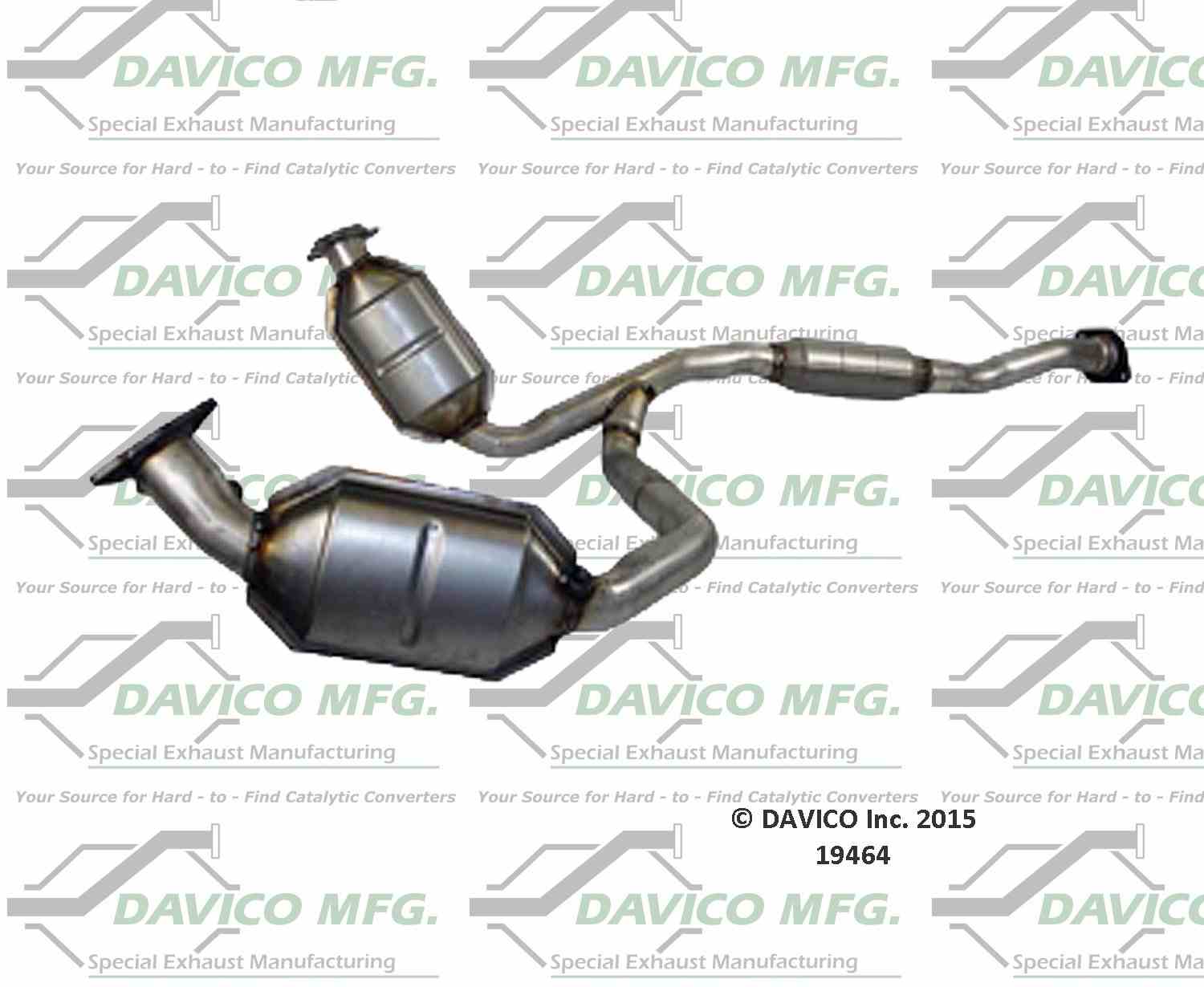 davico mfg exact-fit catalytic converter  frsport 19464