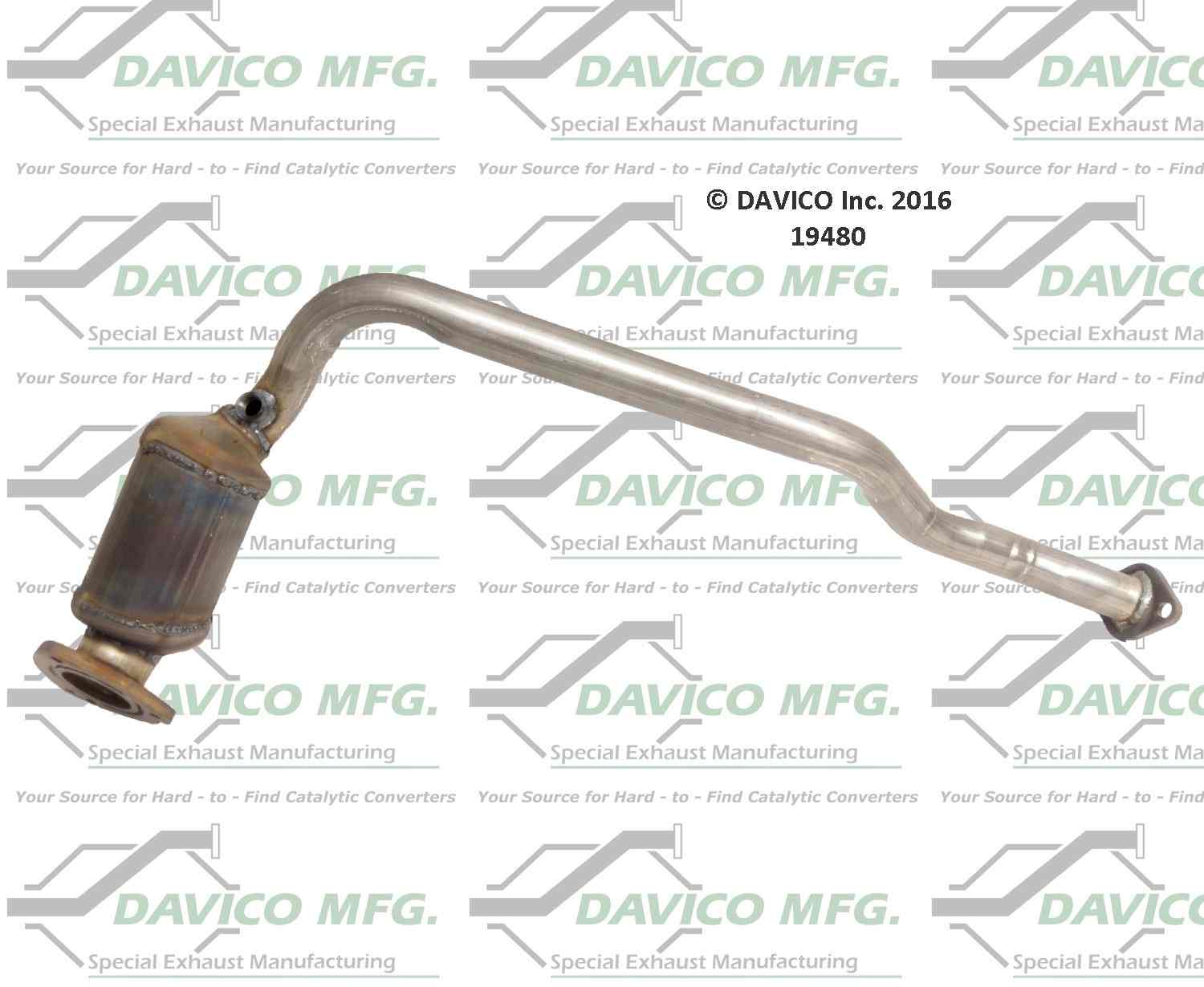 davico mfg exact-fit catalytic converter  frsport 19480