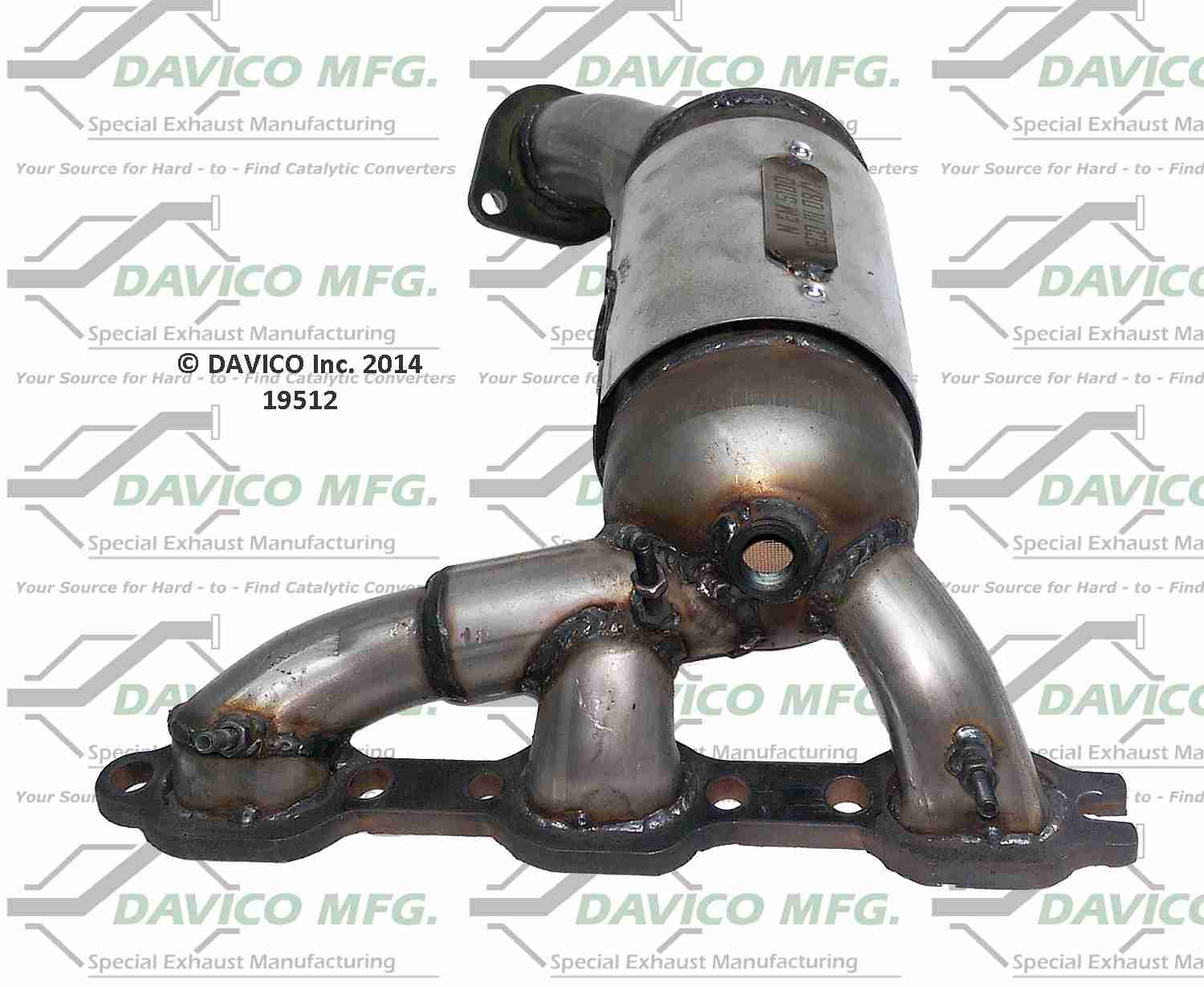 davico mfg exact-fit catalytic converter  frsport 19512