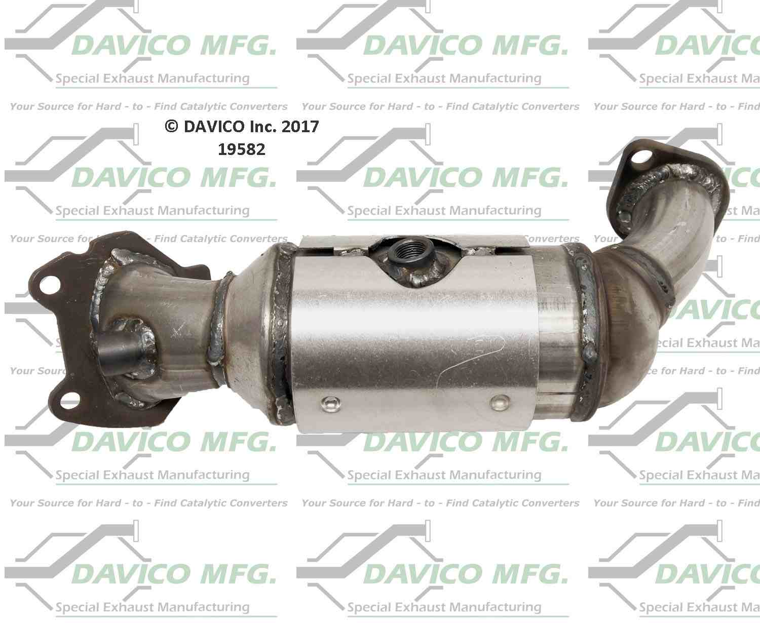 davico mfg exact-fit catalytic converter - manifold  frsport 19582