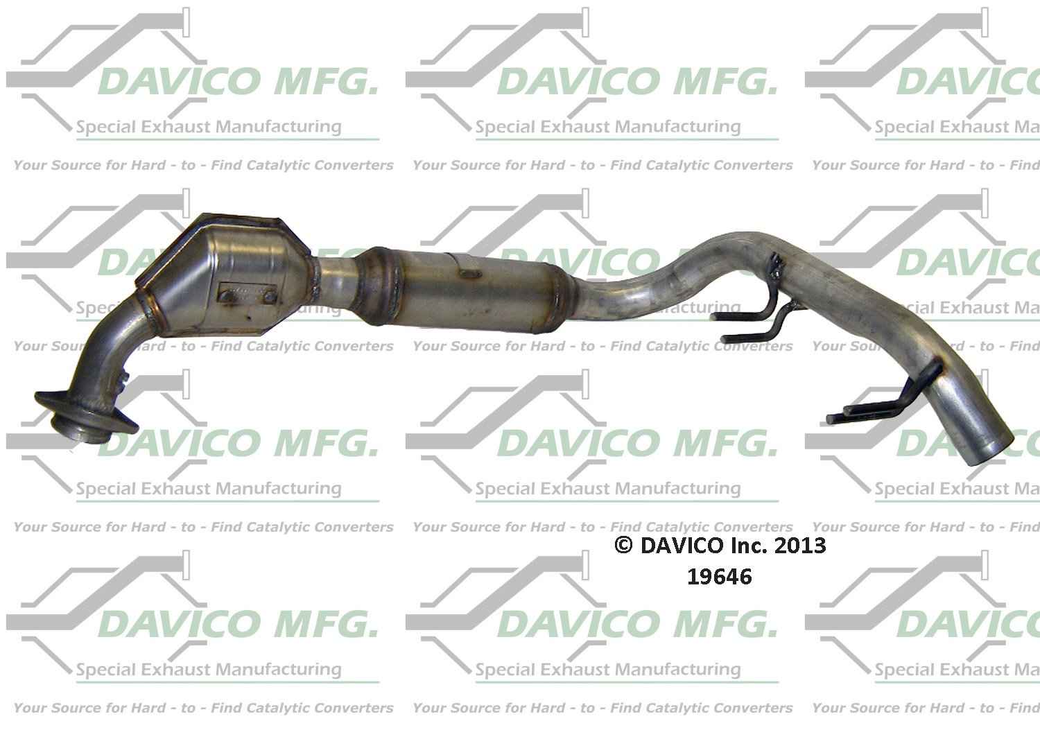 davico mfg exact-fit catalytic converter  frsport 19646