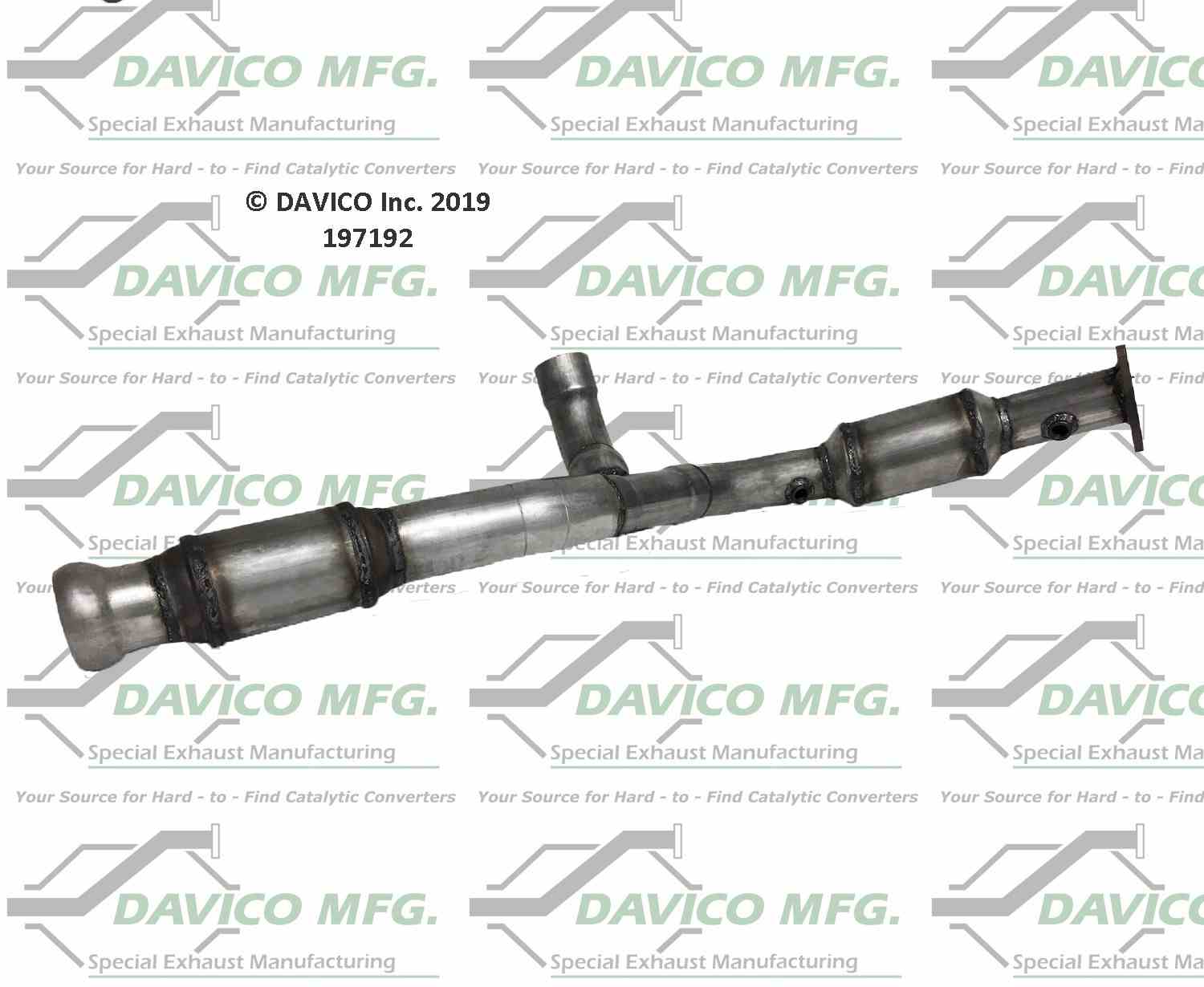 davico mfg exact-fit catalytic converter  frsport 197192