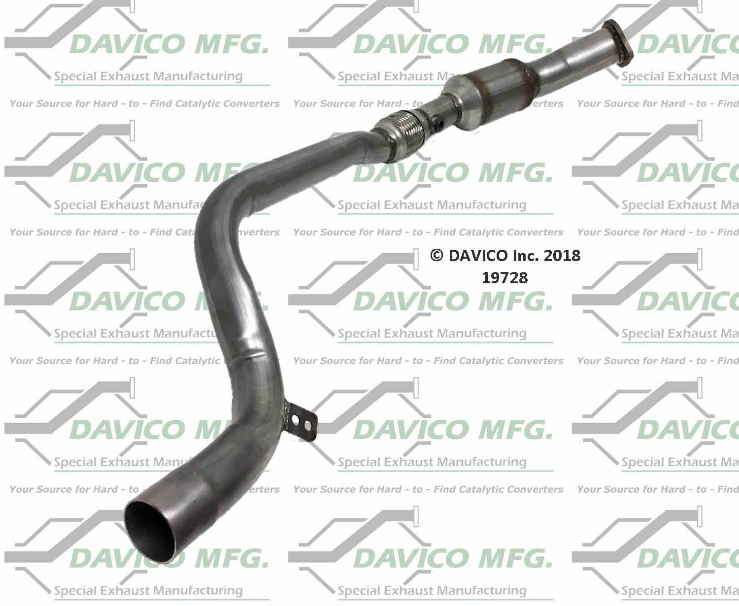 davico mfg exact-fit catalytic converter  frsport 19728