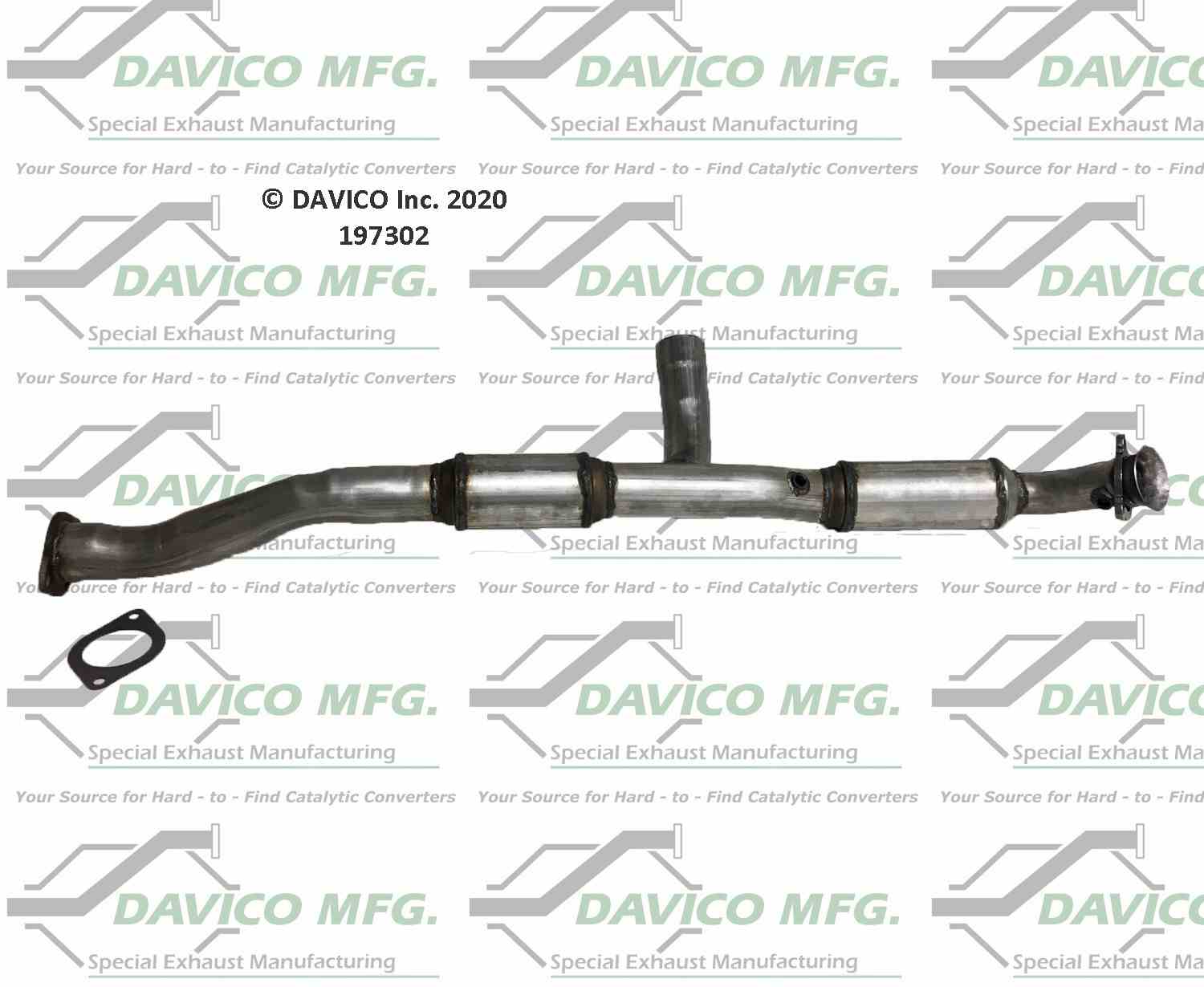 davico mfg exact-fit catalytic converter  frsport 197302