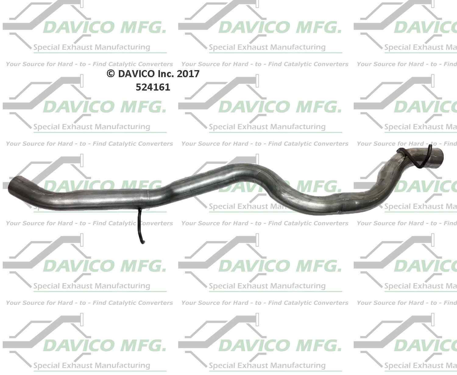 davico mfg exact-fit exhaust pipe  frsport 524161