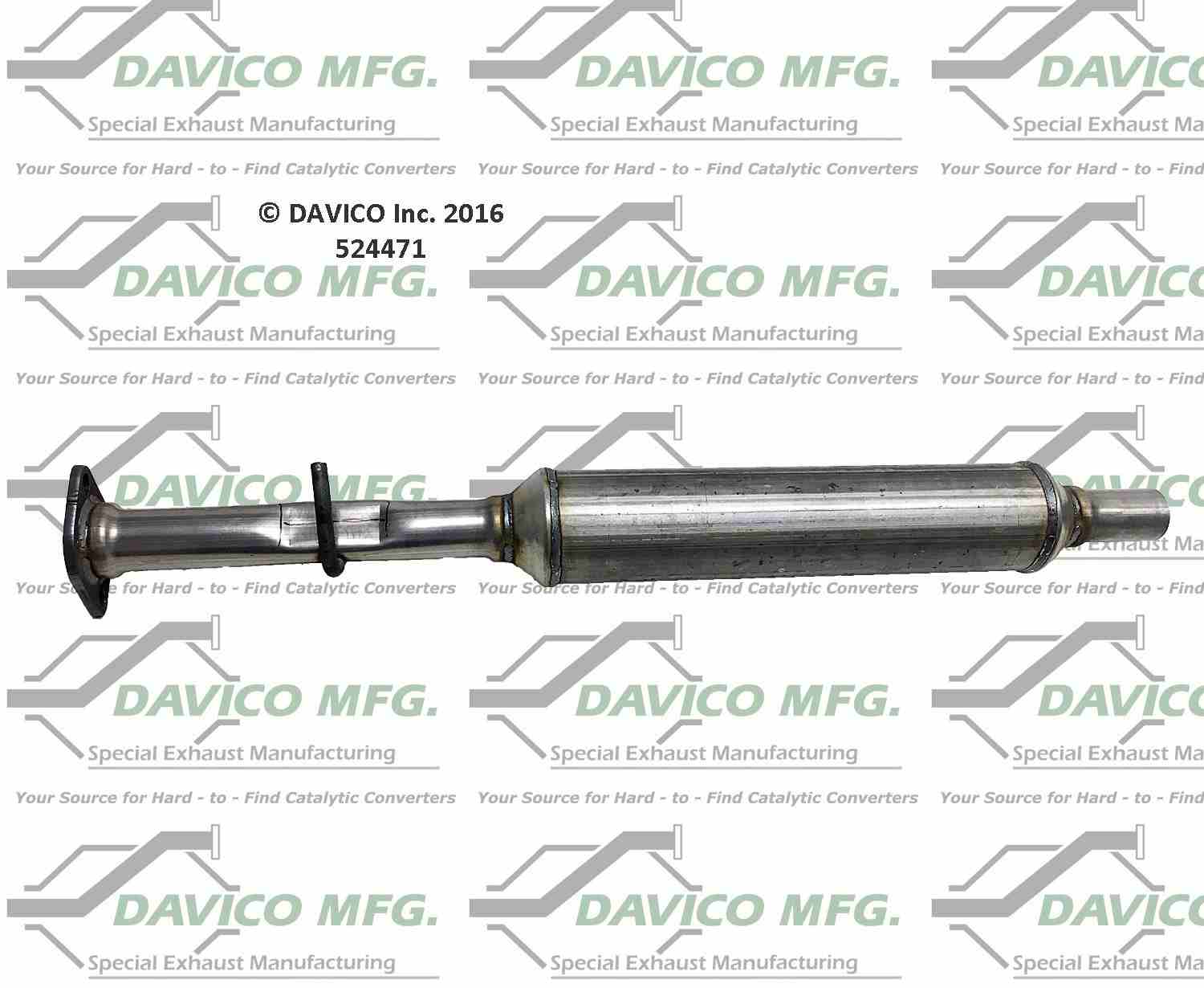 davico mfg exact-fit exhaust pipe  frsport 524471