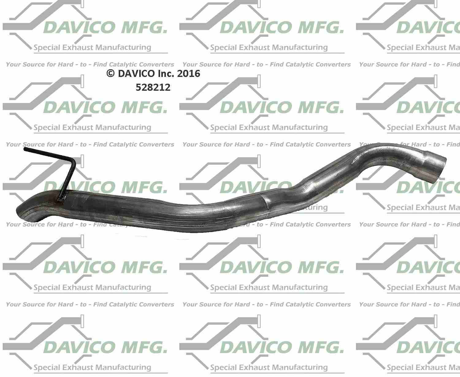 davico mfg exact-fit exhaust pipe  frsport 528212