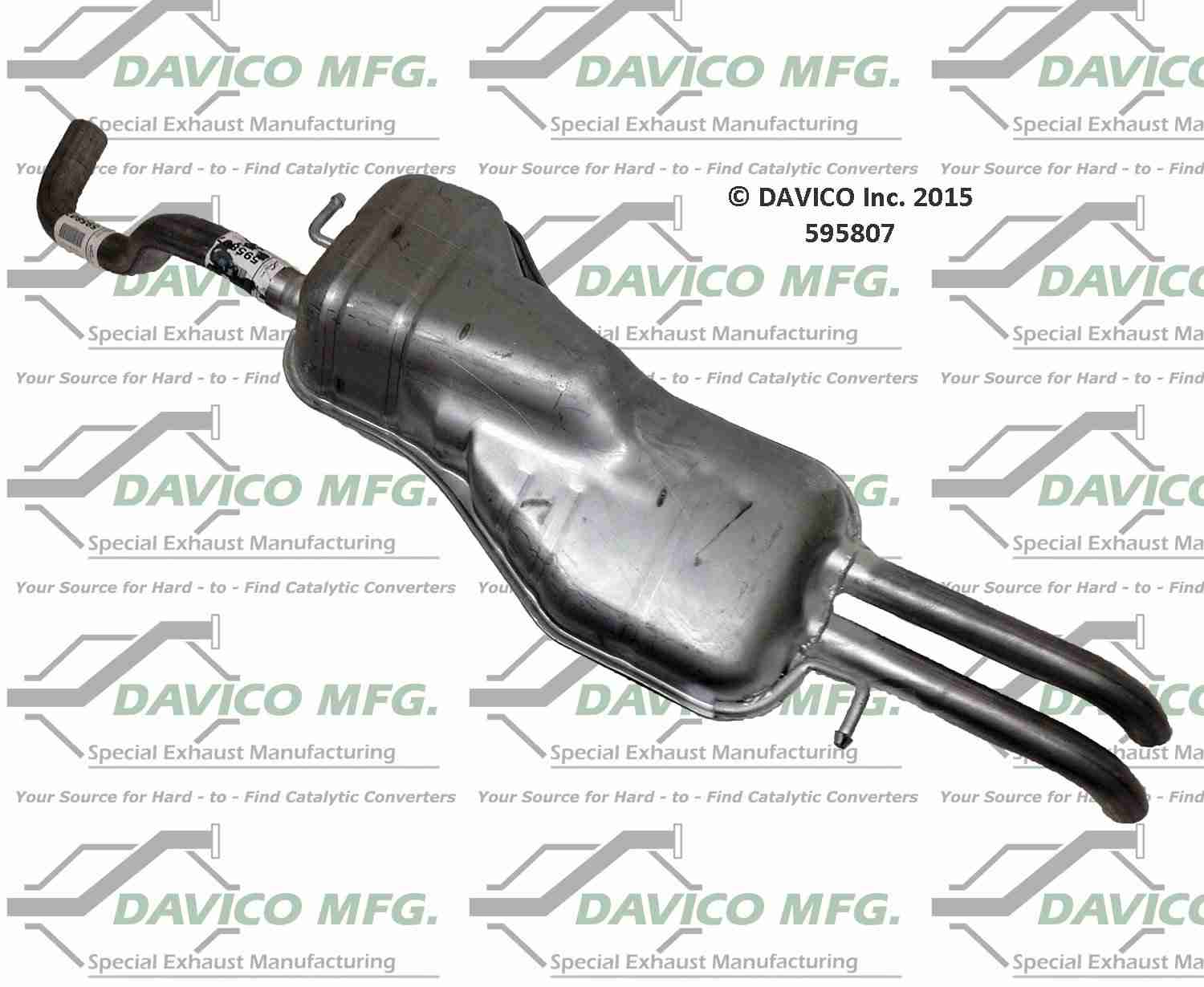 davico mfg direct fit muffler  frsport 595807