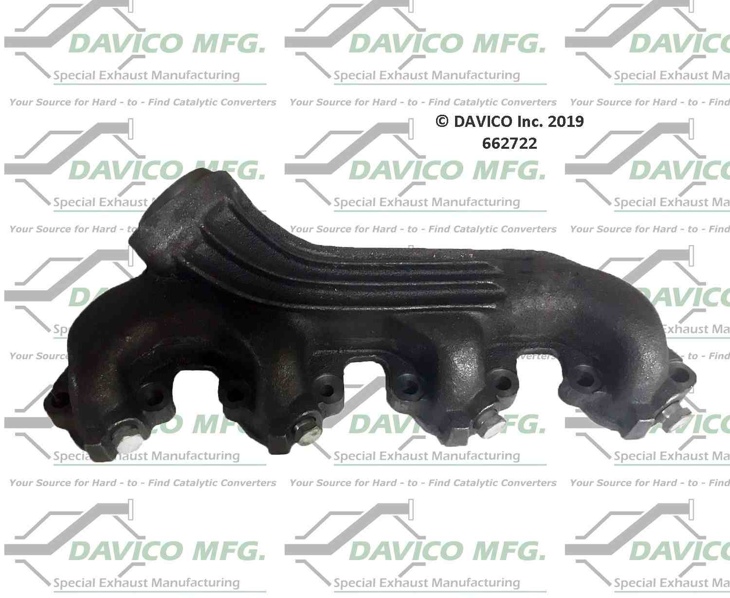 Davico Mfg Davico exhaust manifold  top view frsport 662722