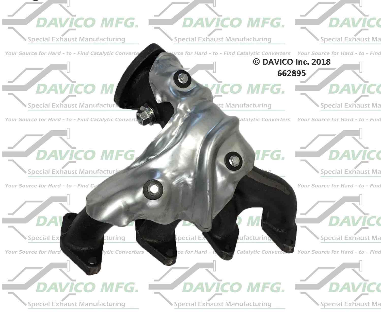 Davico Mfg Davico exhaust manifold  top view frsport 662895