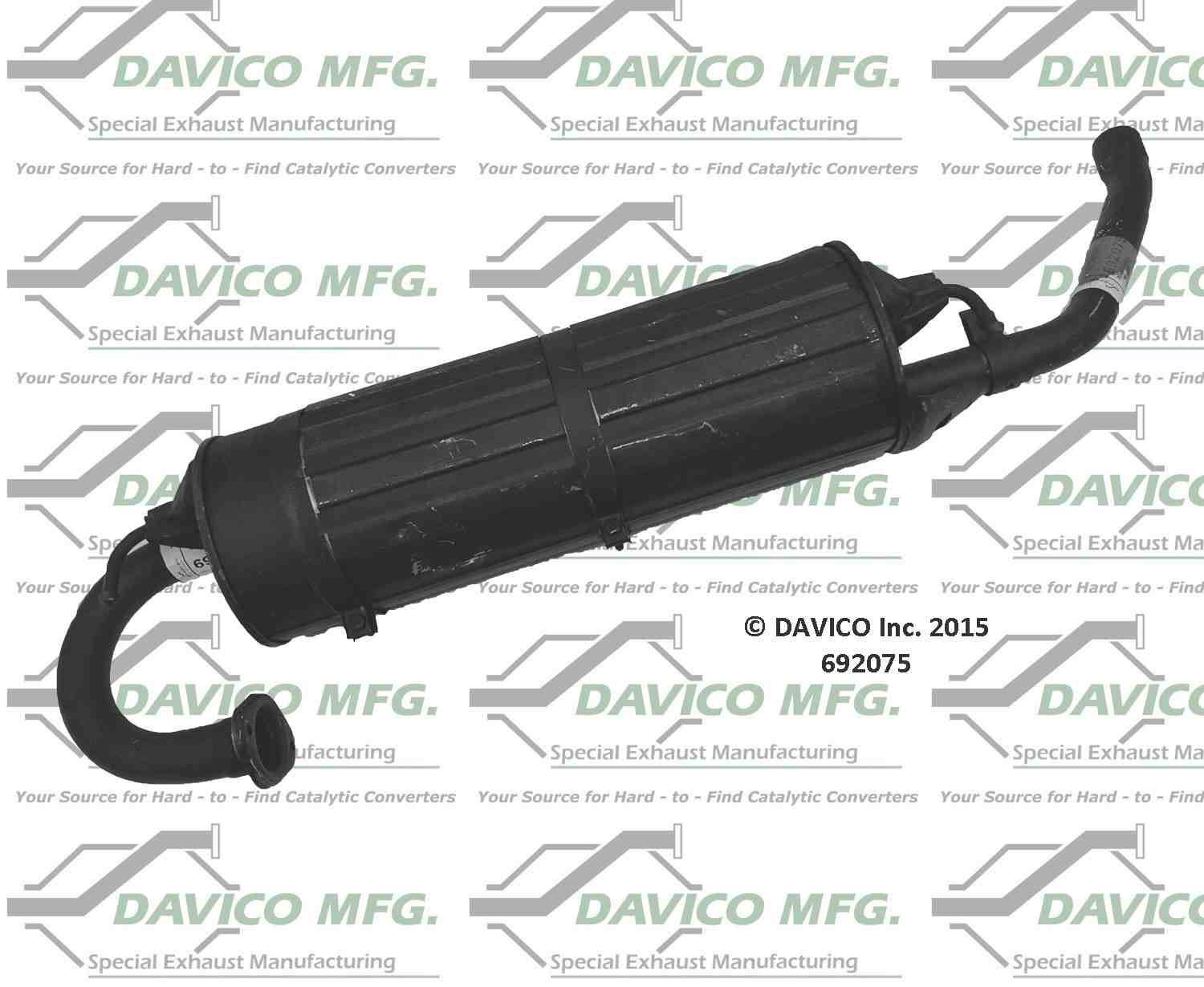 davico mfg direct fit muffler  frsport 692075