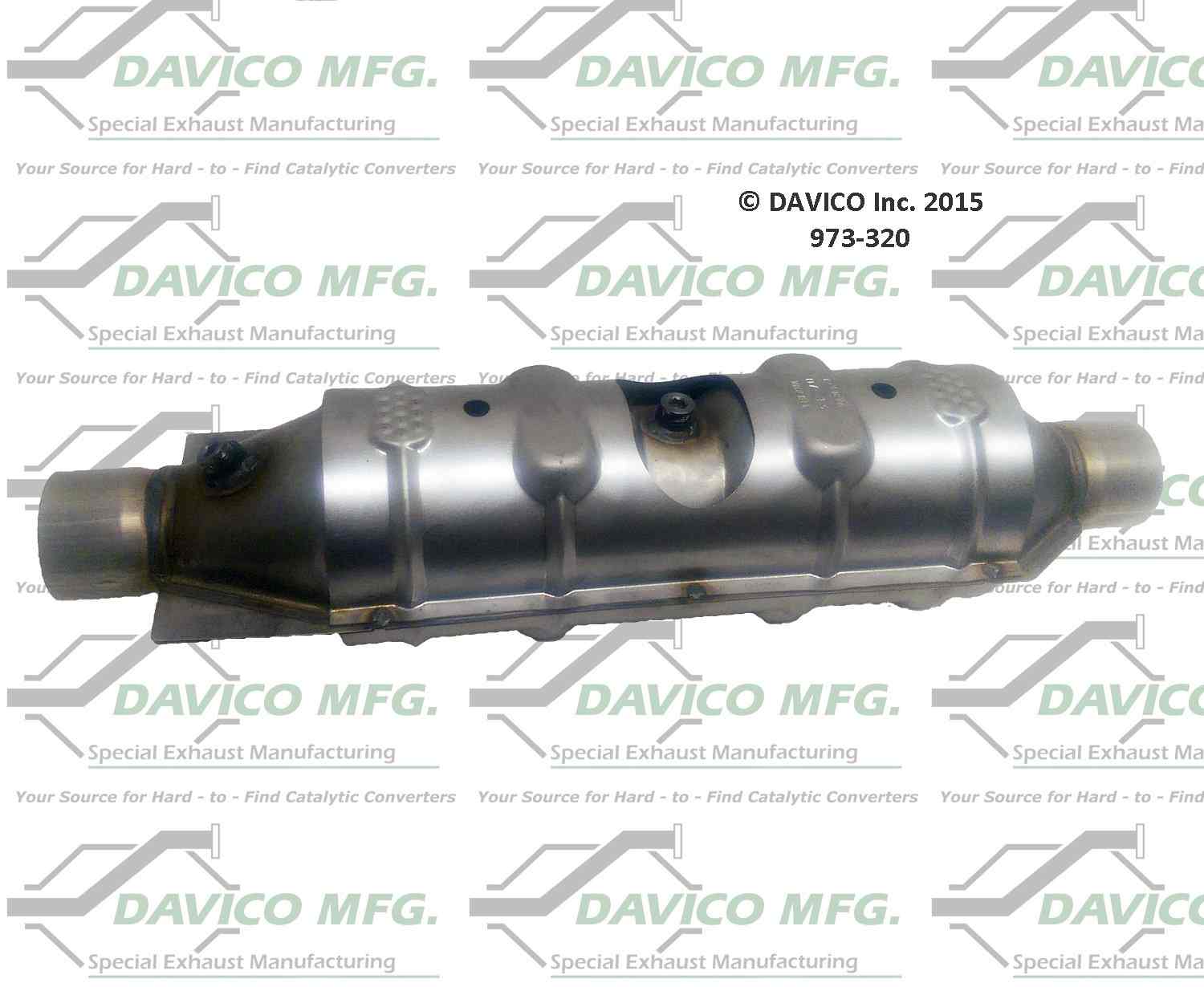 davico mfg universal catalytic converter  frsport 973-320