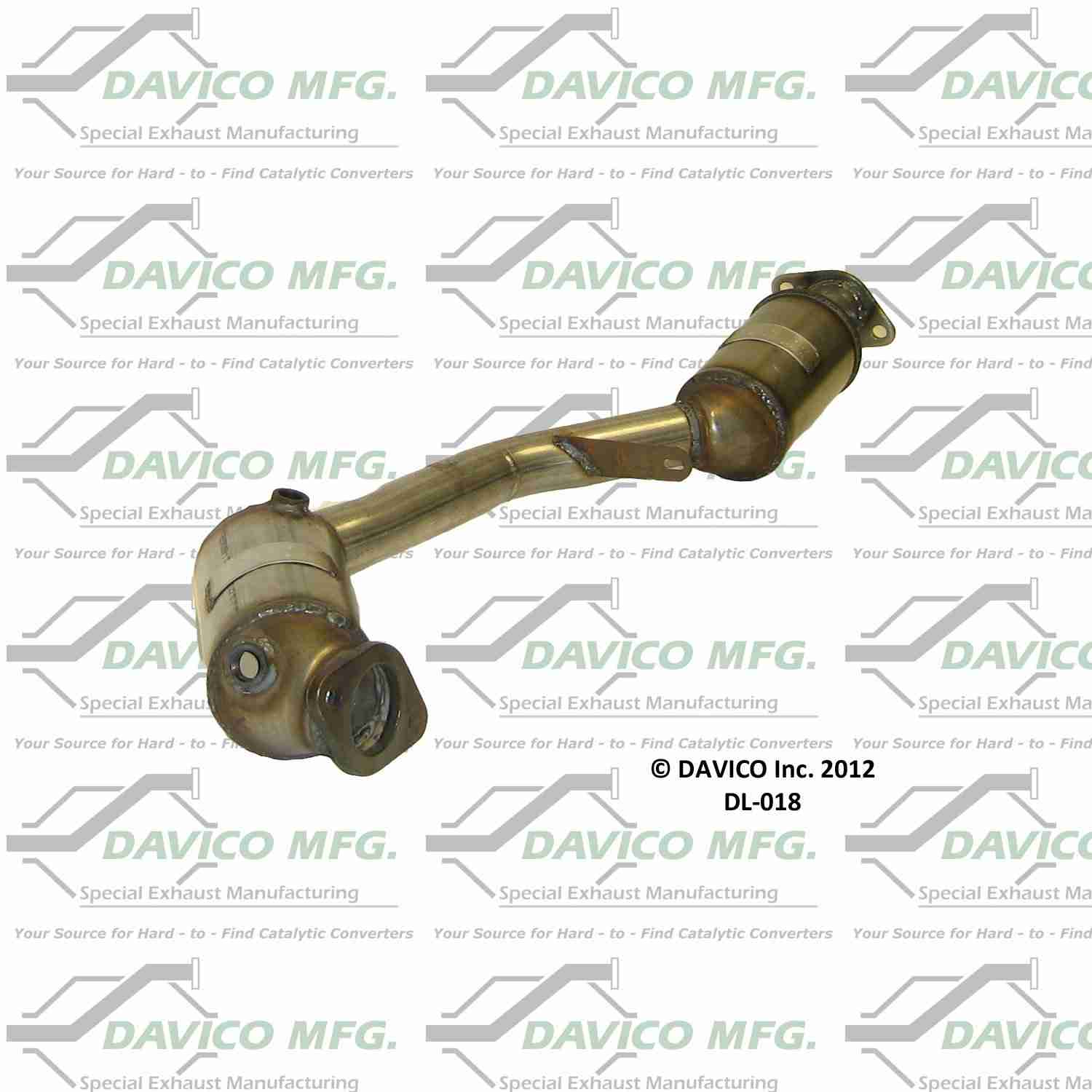 davico mfg exact-fit catalytic converter  frsport dl-018